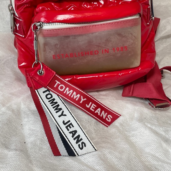 Tommy Hilfiger Logo Strap Vinyl Mini Backpack - Picture 3 of 4